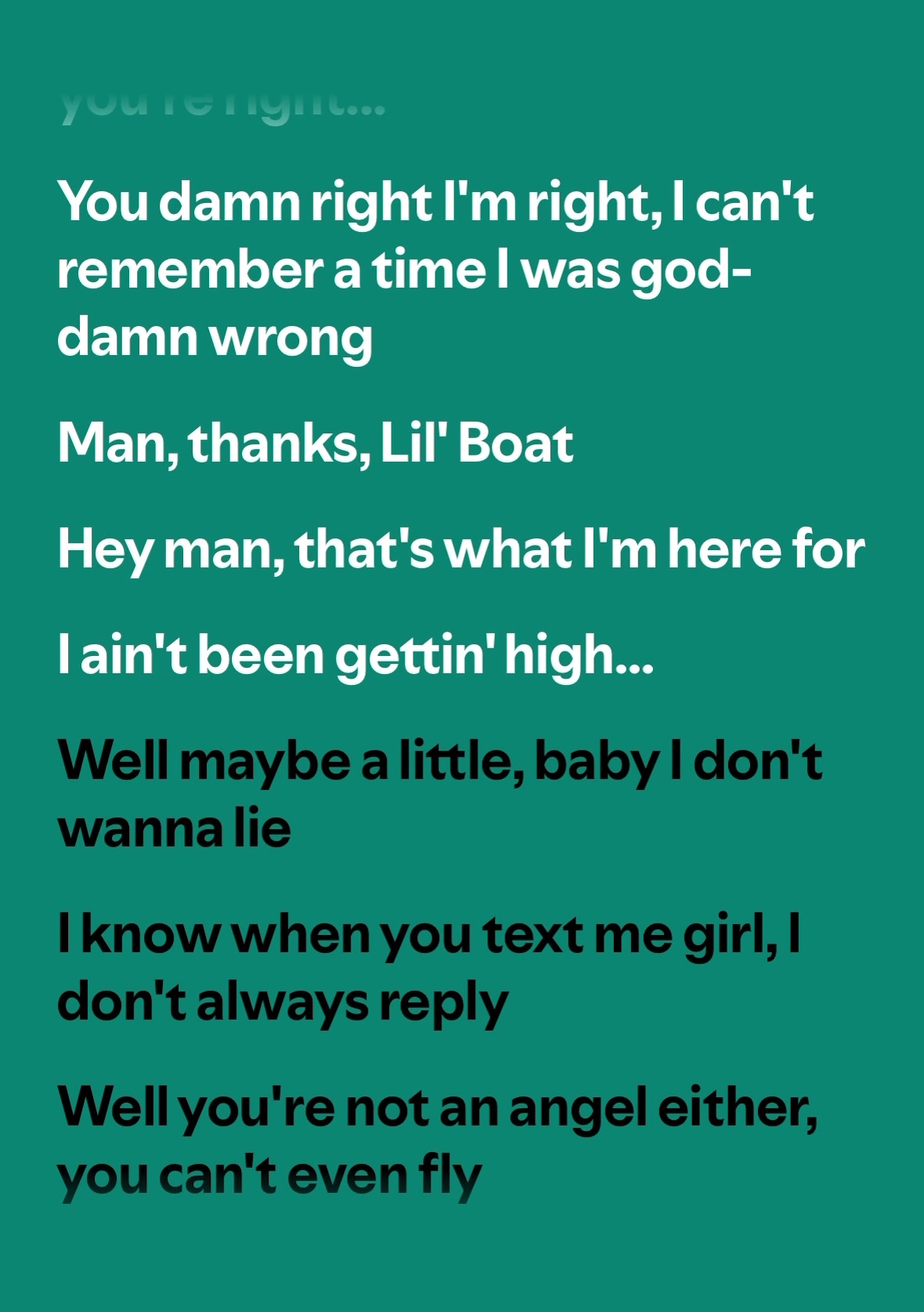 @Just listen