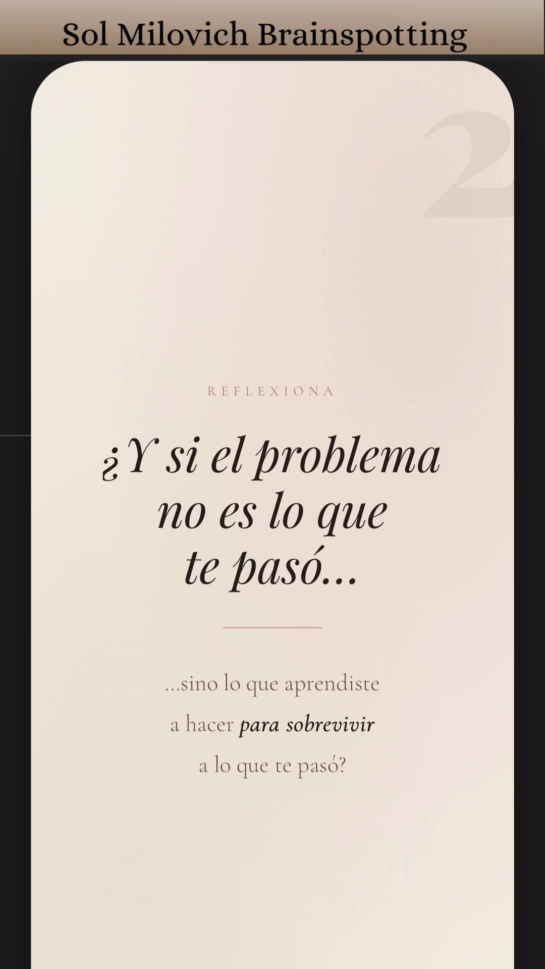 @Sol Milovich