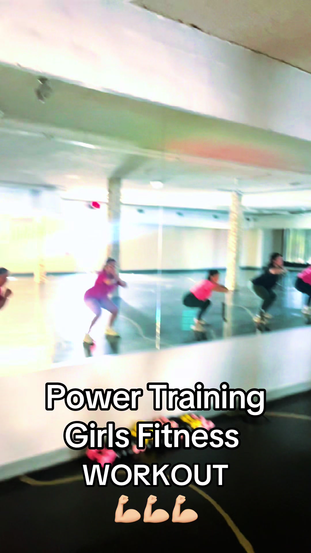 @Power training girls fitness.