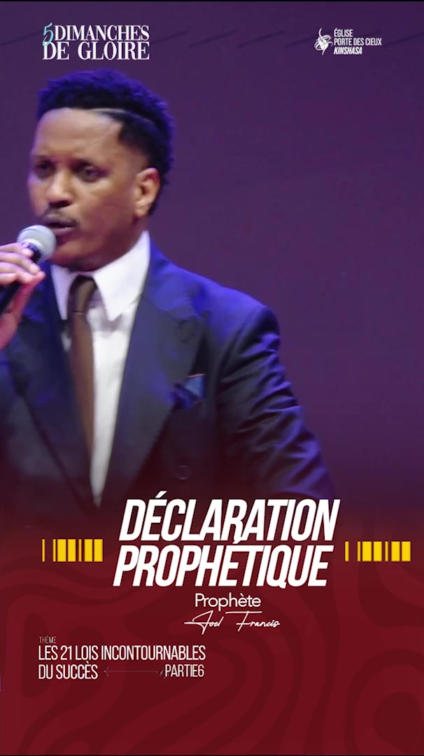 @Proph&egrave;te Jo&euml;l Francis Tatu