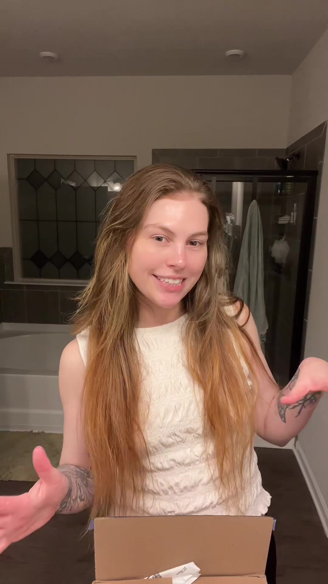 @blonde redhead