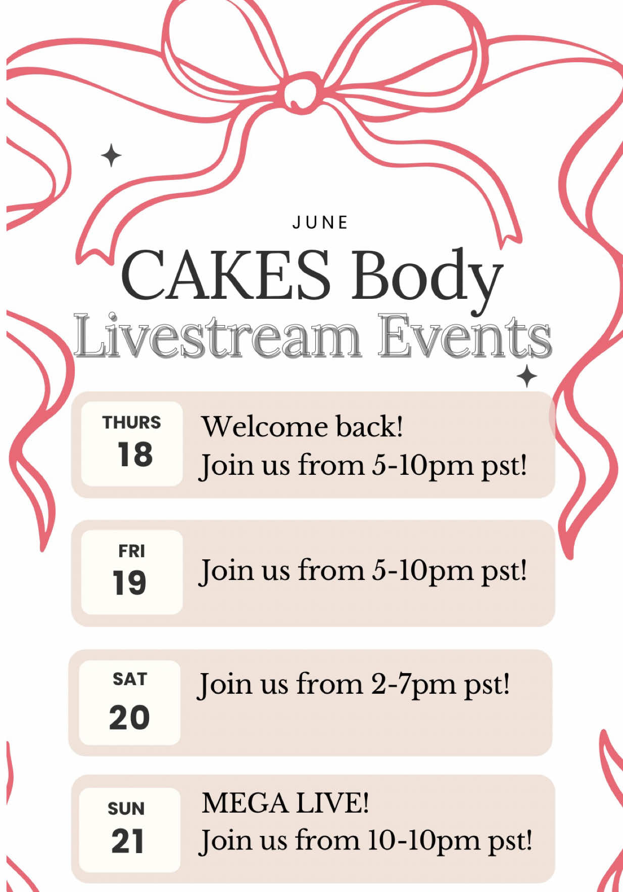 @CAKES Body