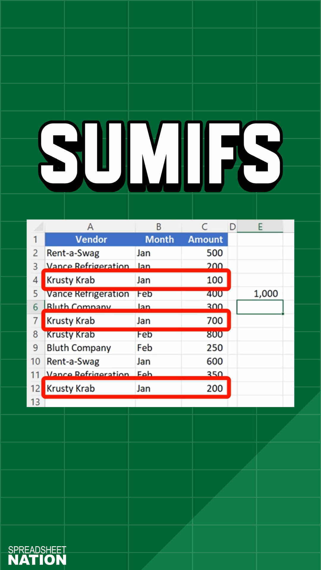 @Spreadsheet Nation