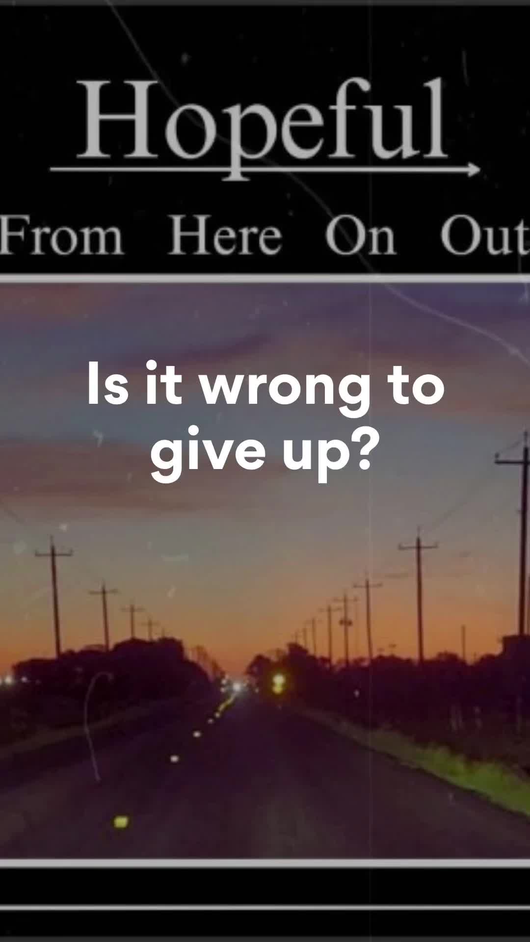 @From Here On Out