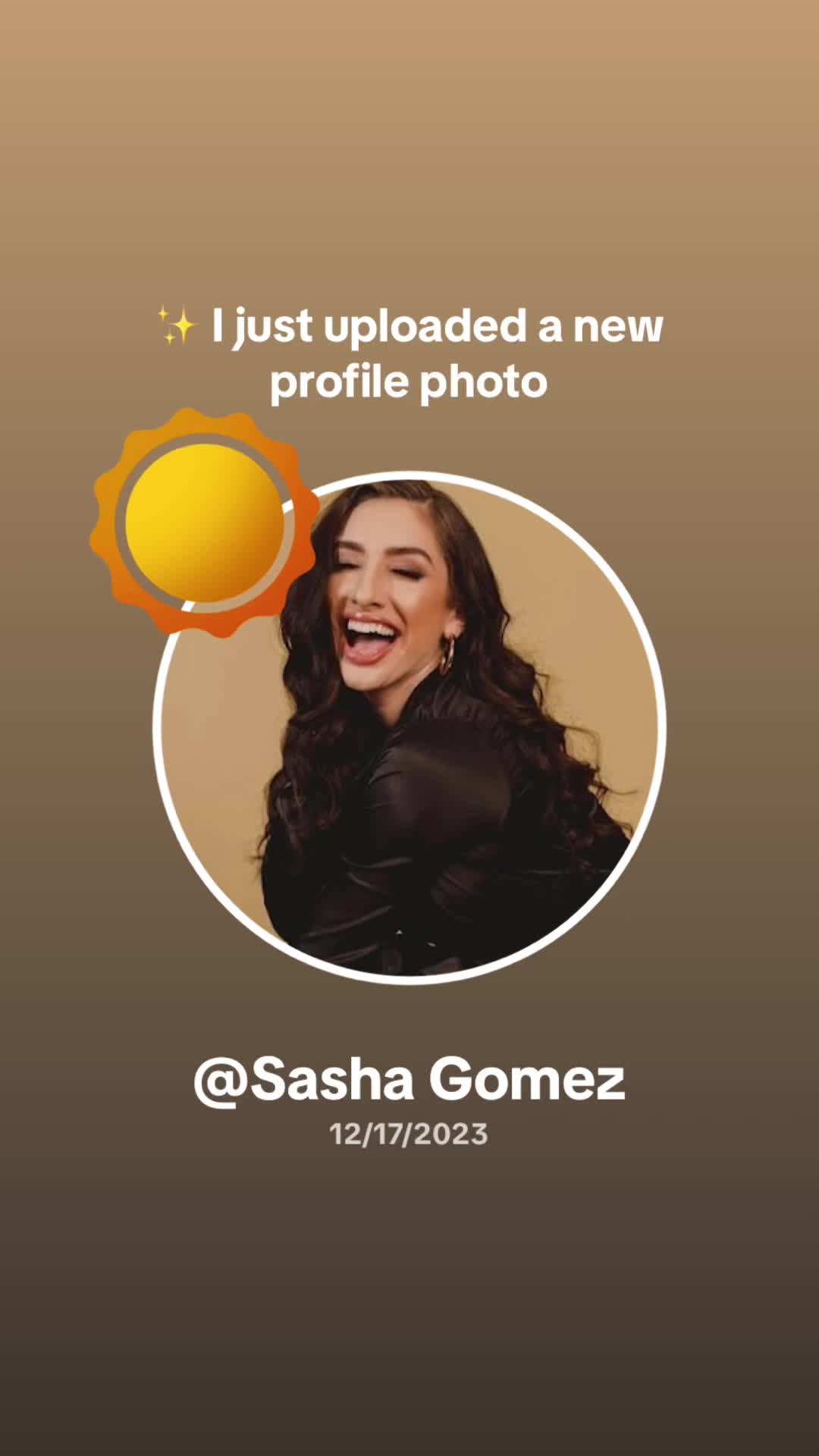 @Sasha Gomez