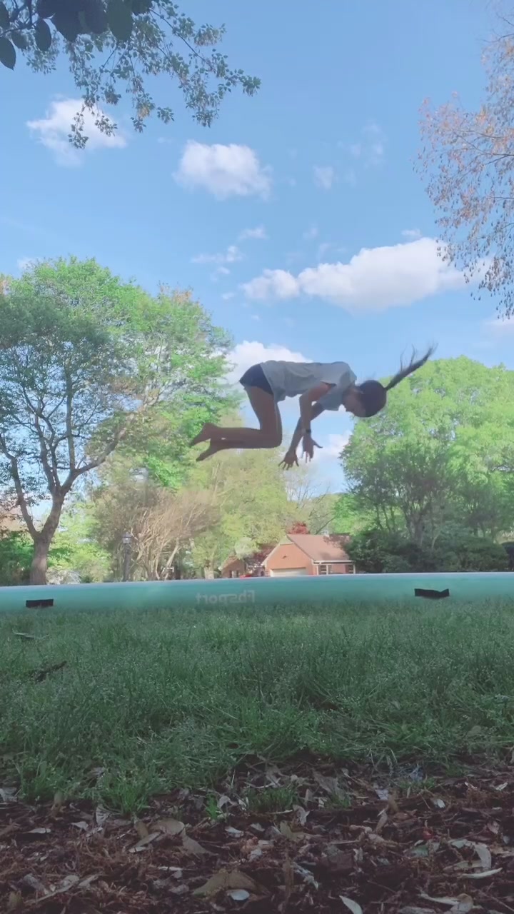 @Air track tumbling!