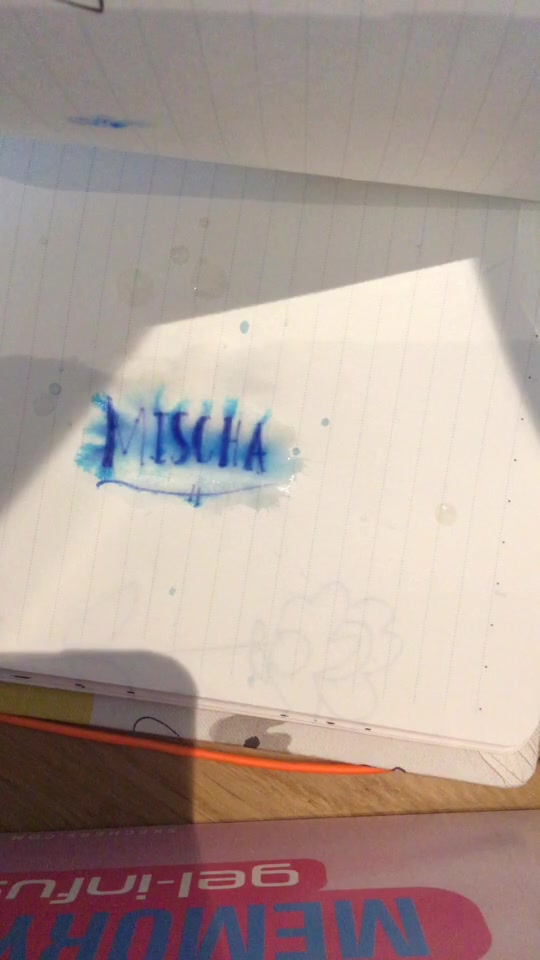 @💙 Water writing ✍️