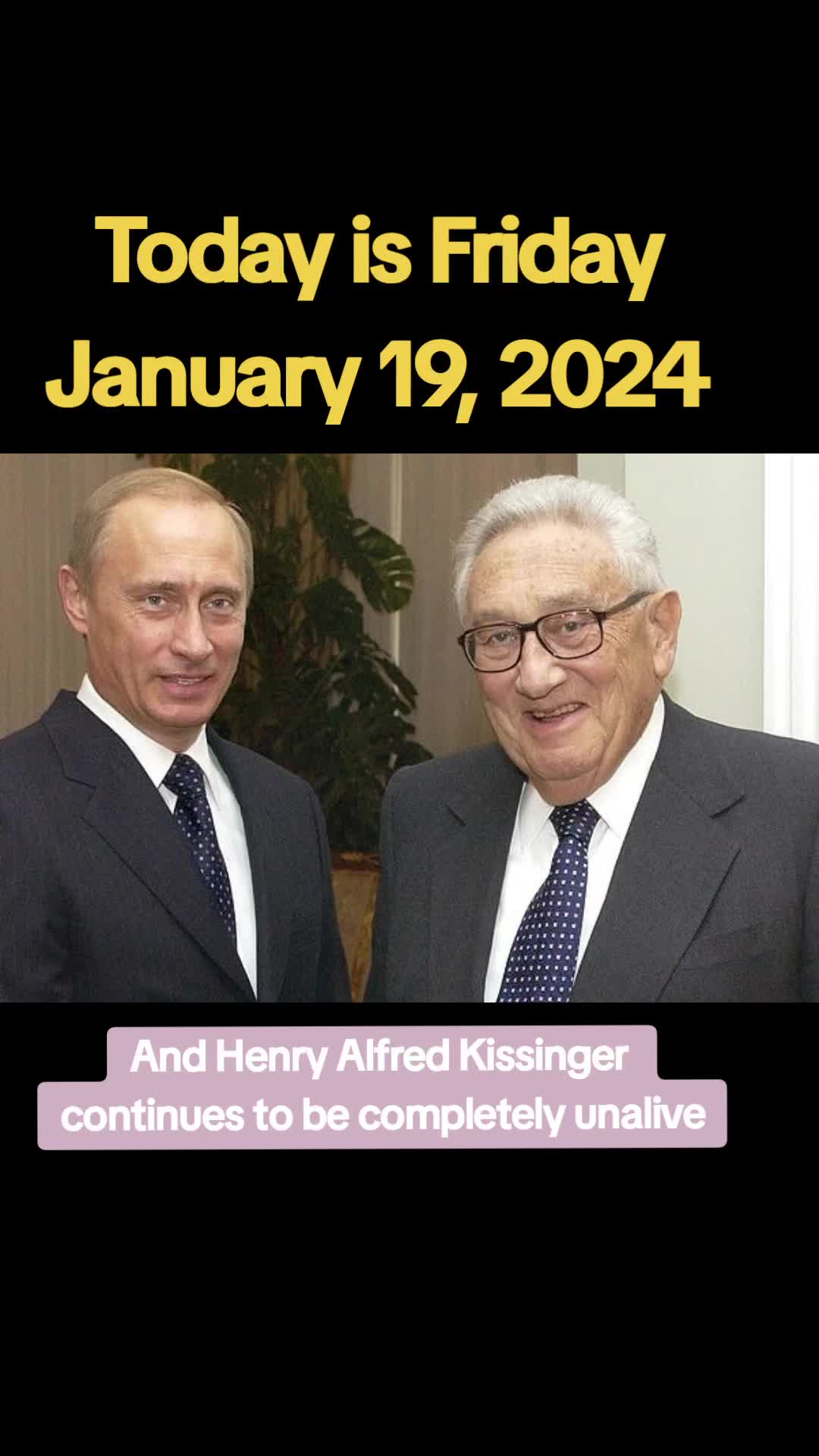 @HenryKissingerNews