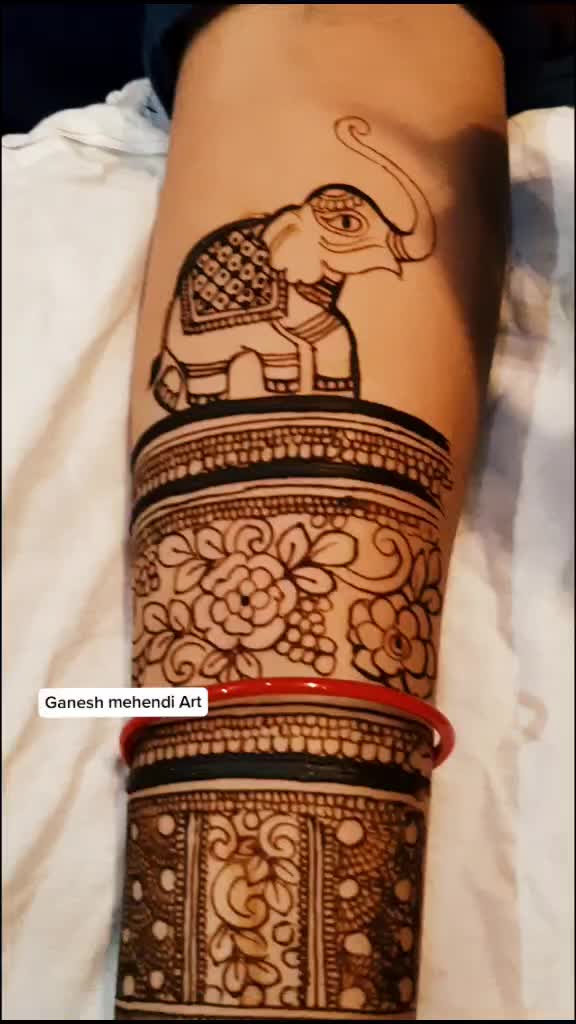 @mehendiArtist ganesh