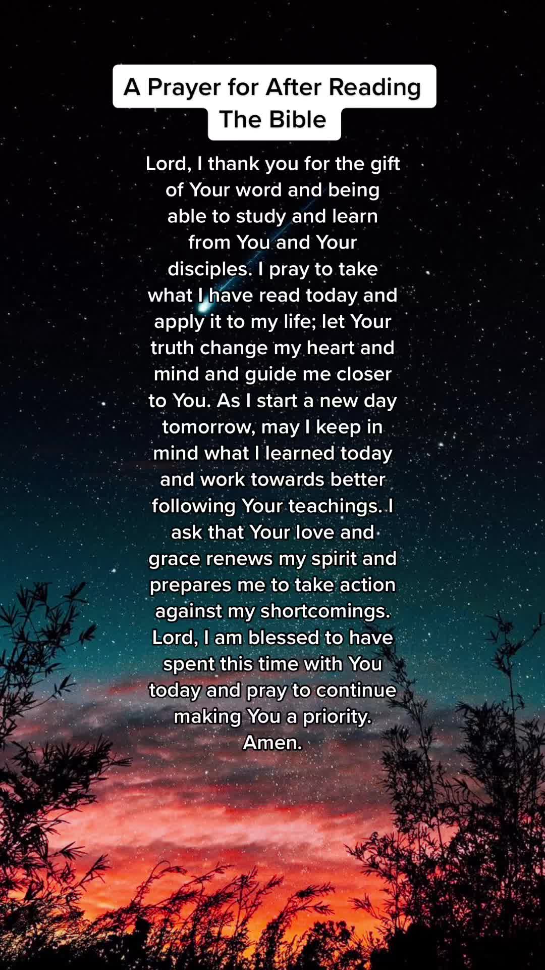 @Daily Prayers