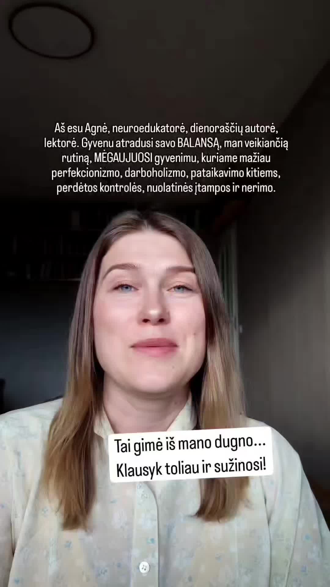 @Meilės sau praktikė 🕊️ Agnė