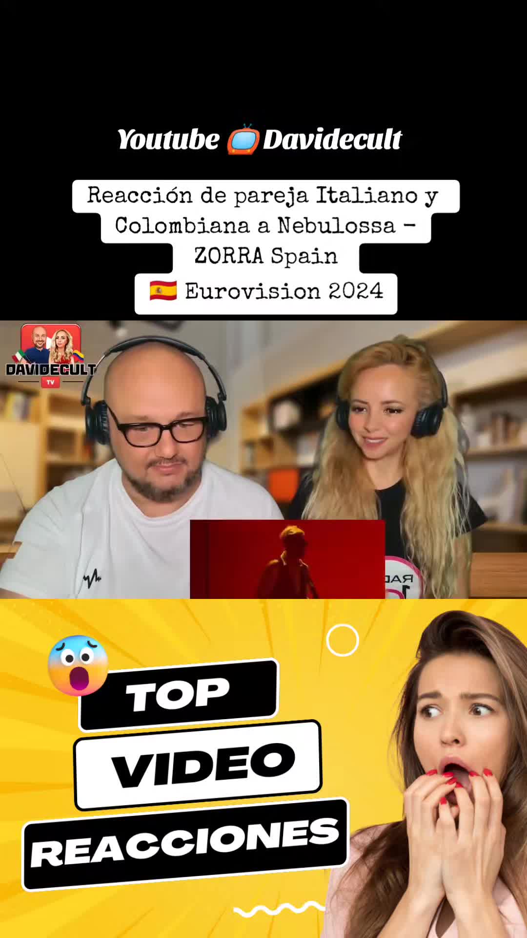 @v&iacute;deo Reacciones