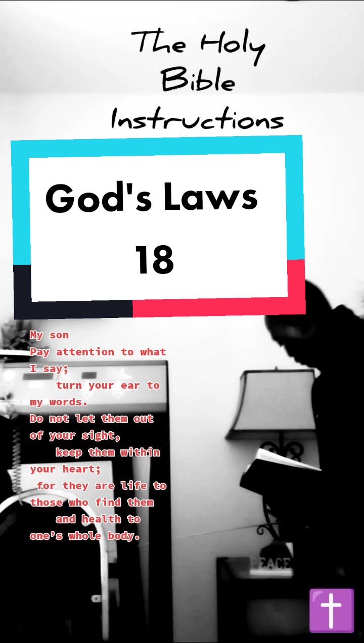 @The Holy Bible Instructions