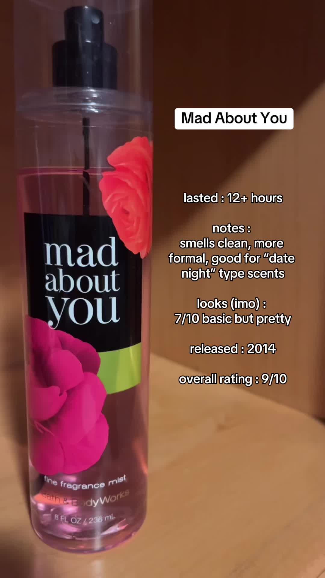 @rating bath and body scents