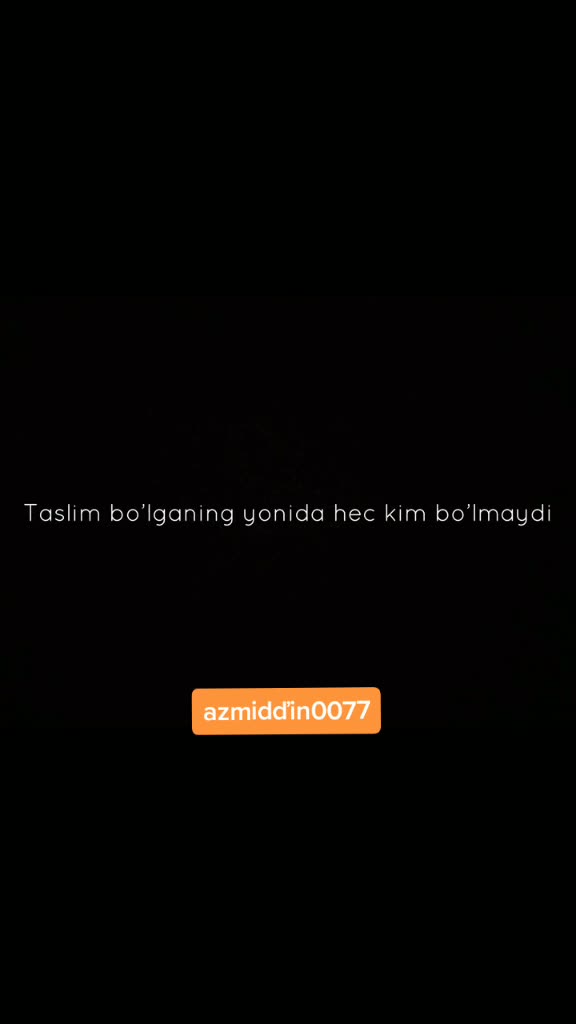 @Abbos Xamidov