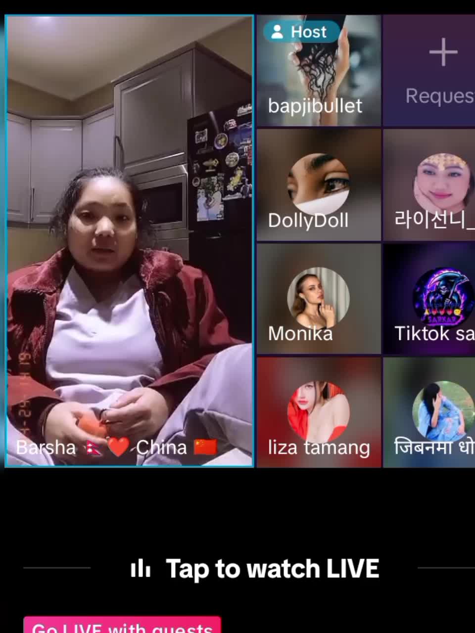 @tiktok live चौतारी🤗🤔