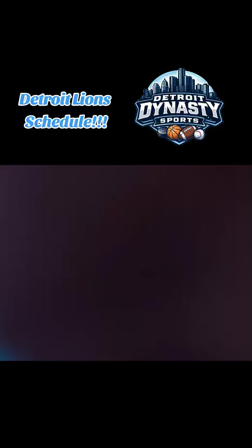 @Detroit Dynasty Sports