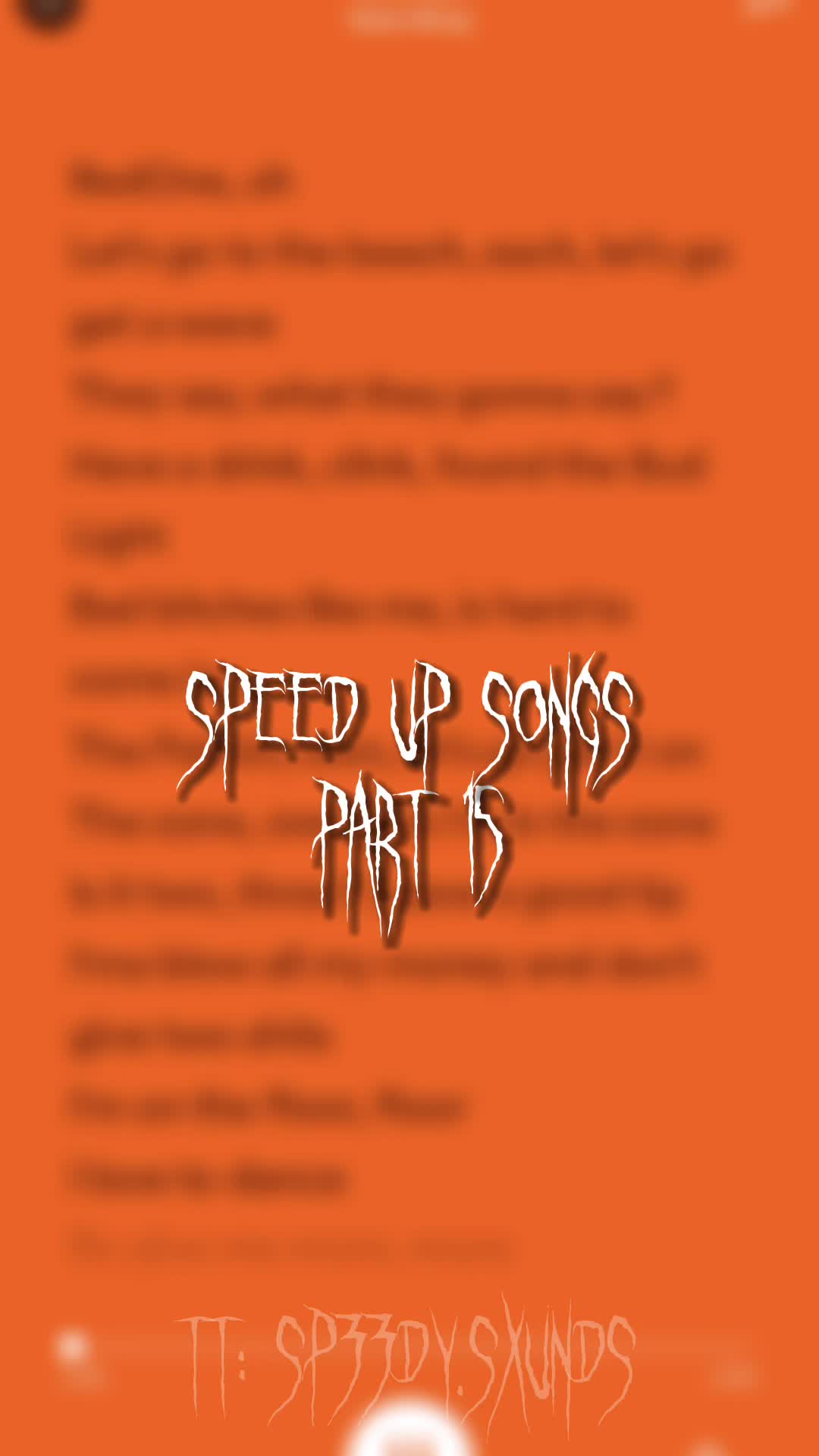 @sped up songs