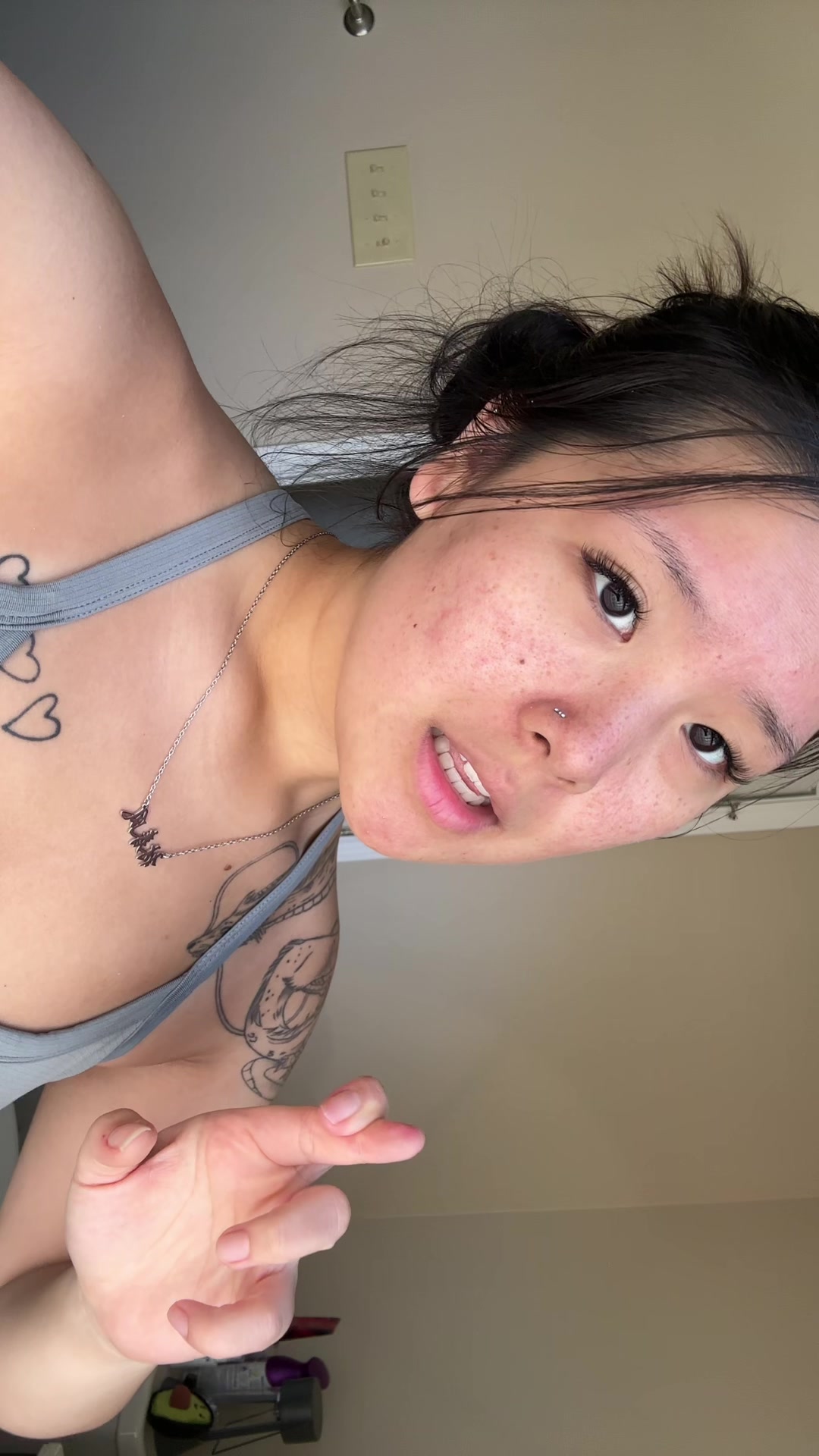 @:)