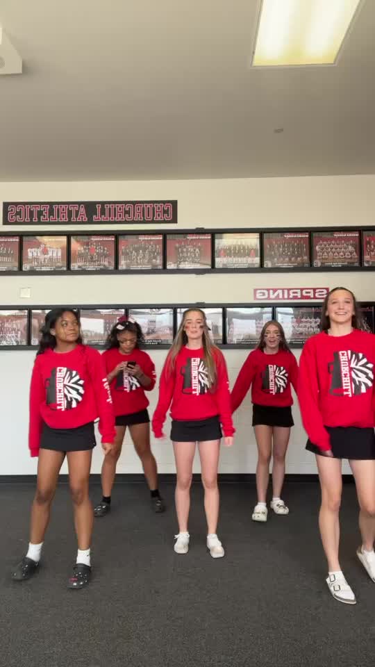 @churchill varsity cheer