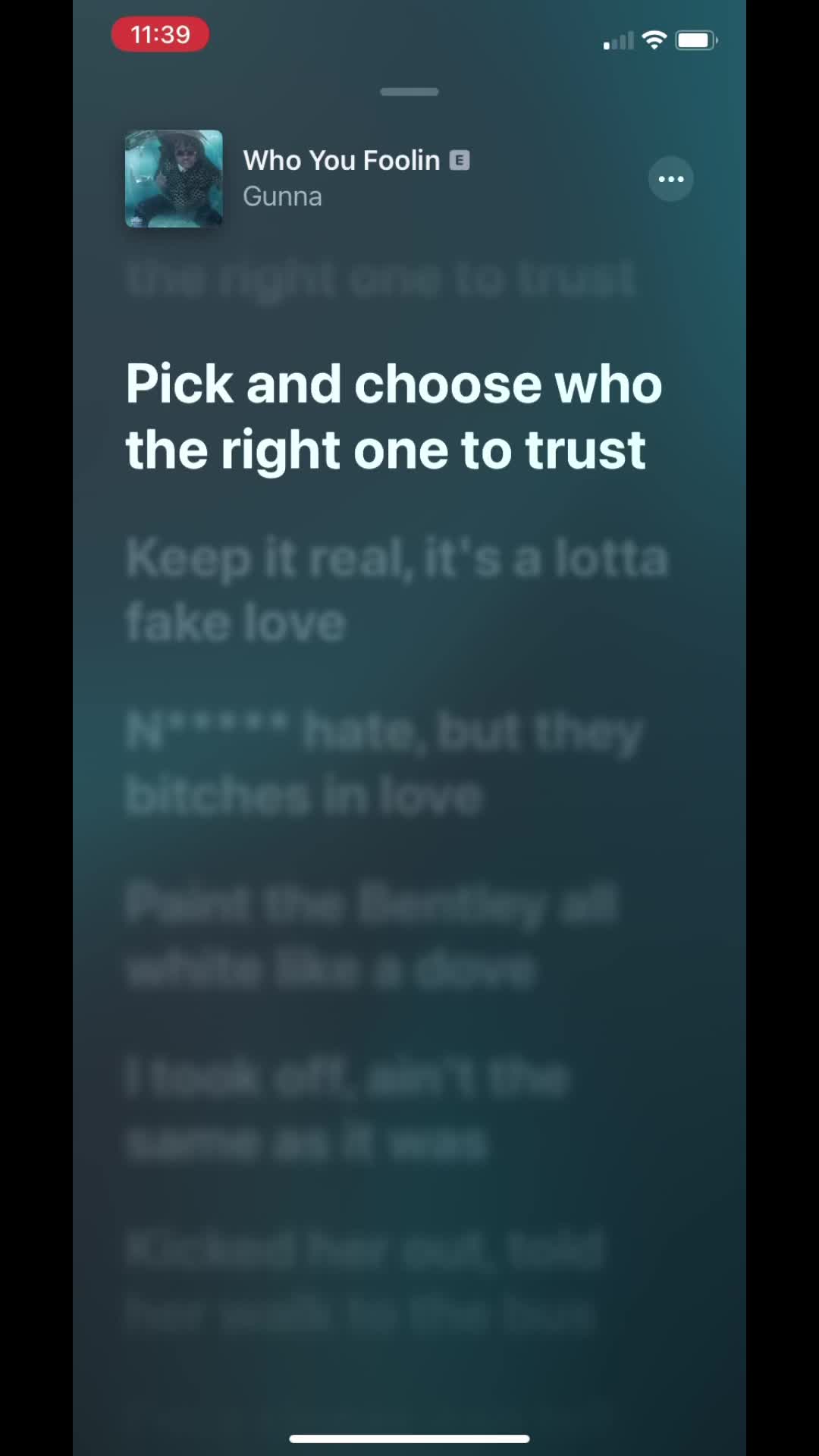 @Loving the Lyrics