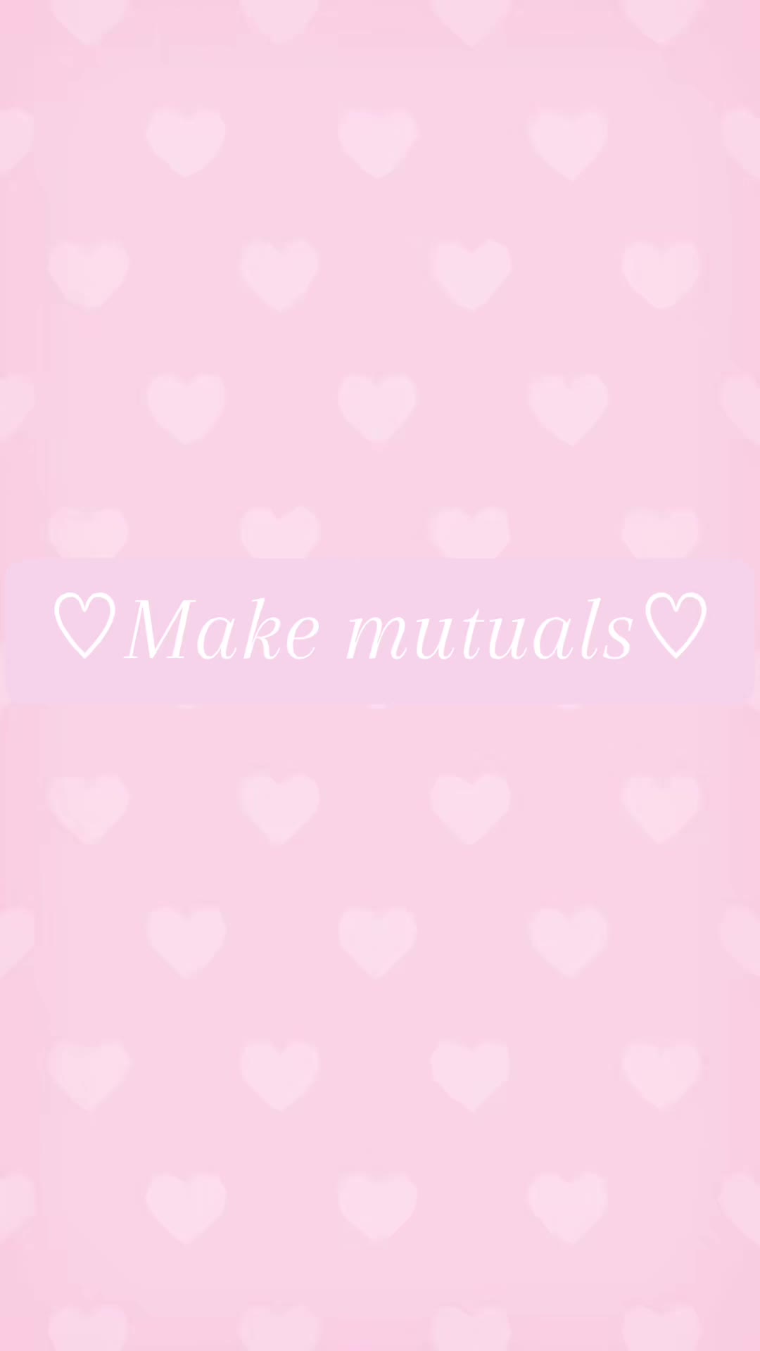 @Mutuals ⋆˙ ࿐ྀ
