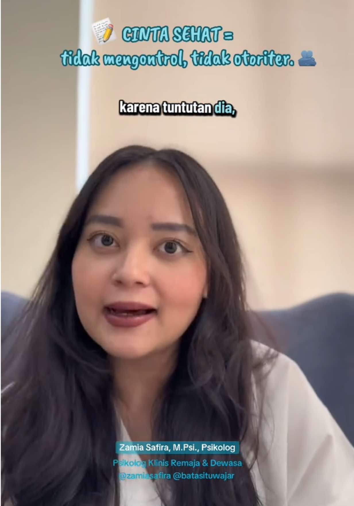 @Zamia Safira | Psikolog Klinis