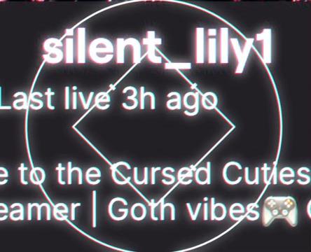 @✨Silent Lily✨