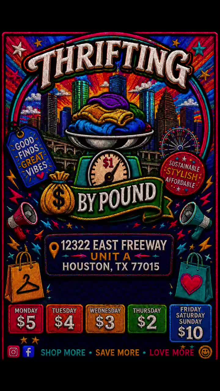 @Thrifting by pound htx