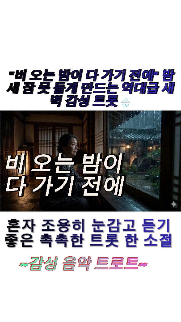 @감성 음악 트로트