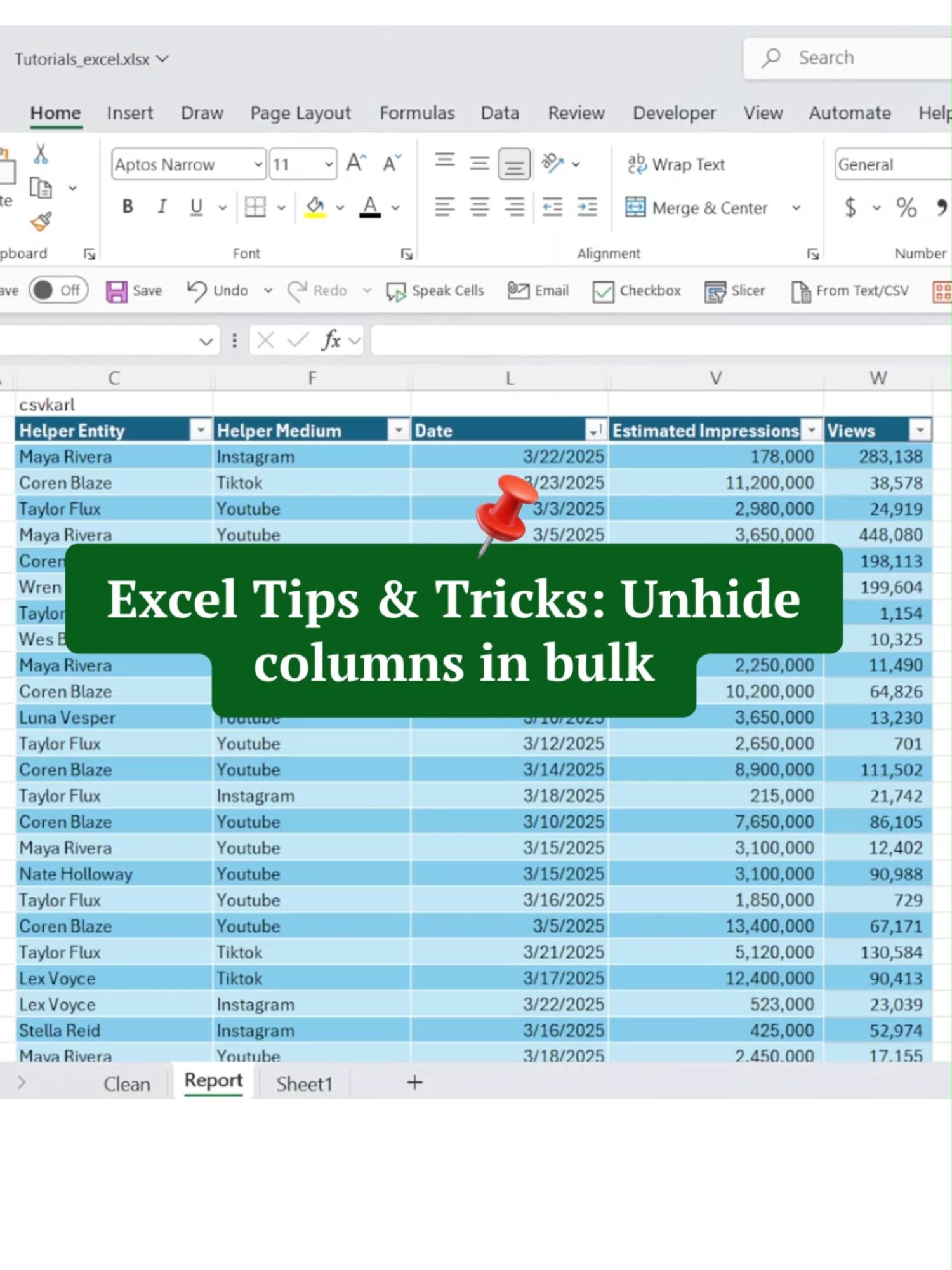 @Excel Tutorials