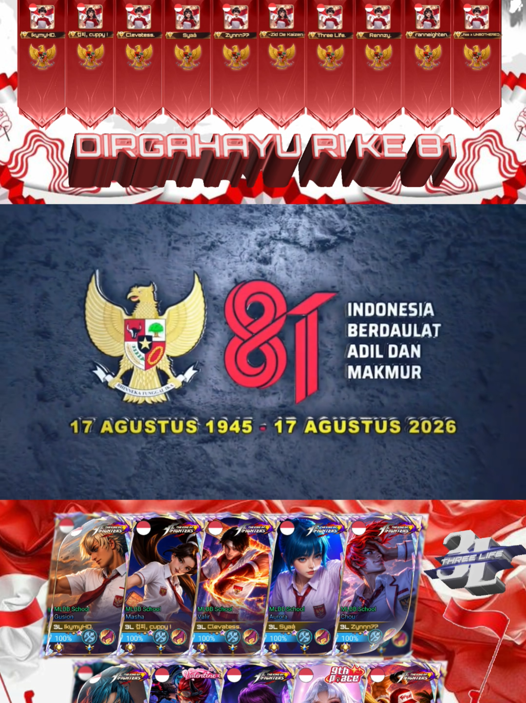 @𝐓𝐡𝐫𝐞𝐞 𝐋𝐢𝐟𝐞 𝐒𝐪𝐮𝐚𝐝