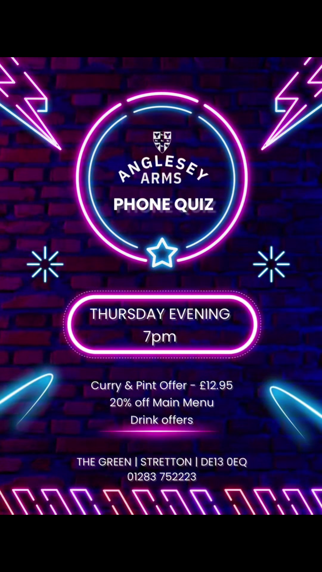 @The Anglesey Arms Stretton