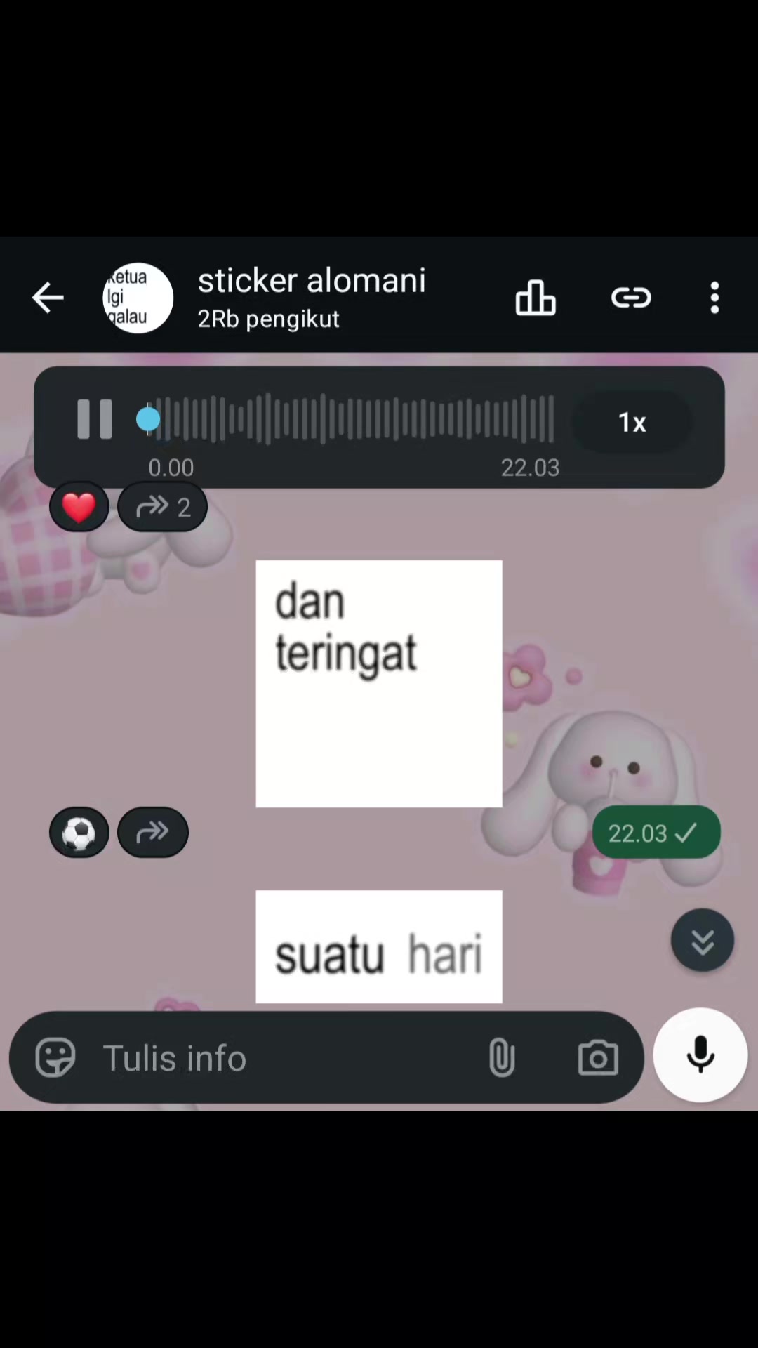 @stiker x audio lucuk✨️🎀