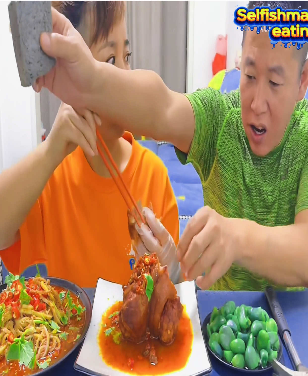 @Selfish man eating