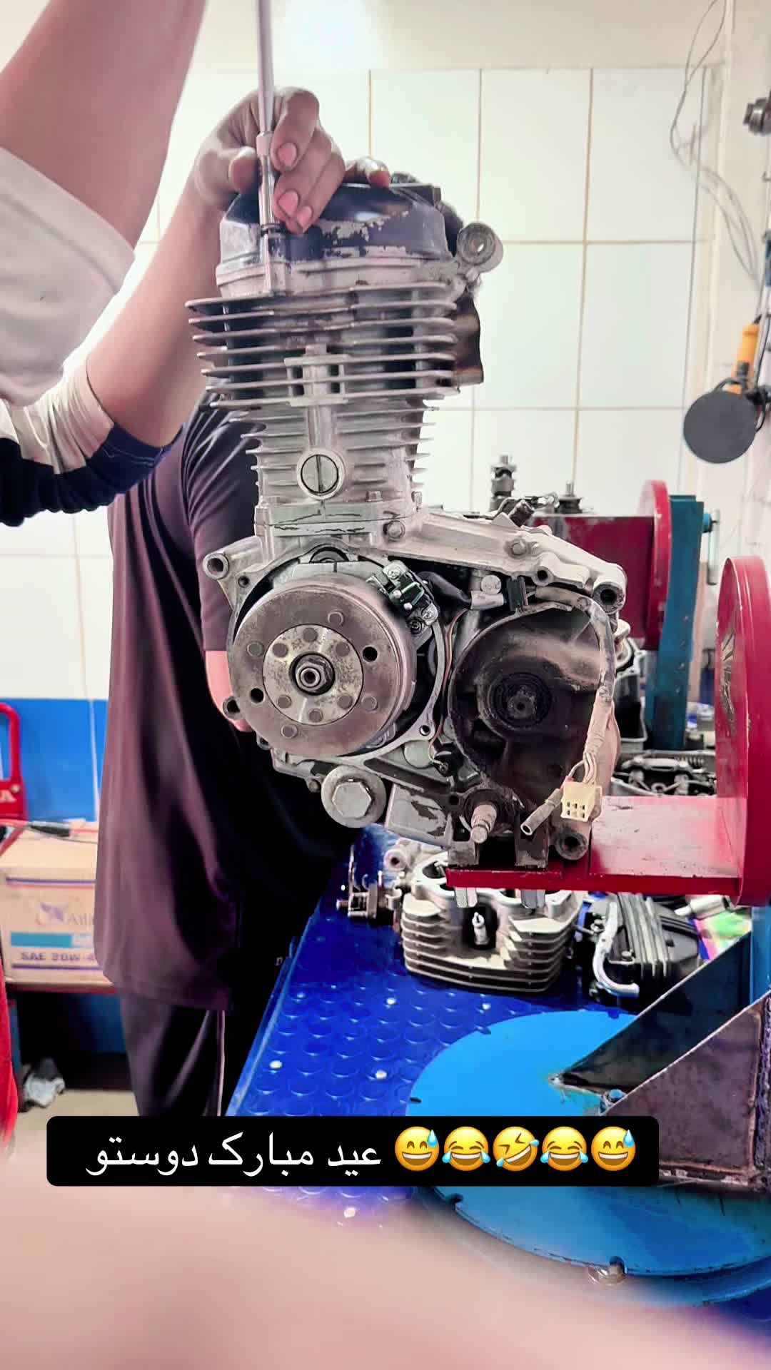 @Honda workshop officials