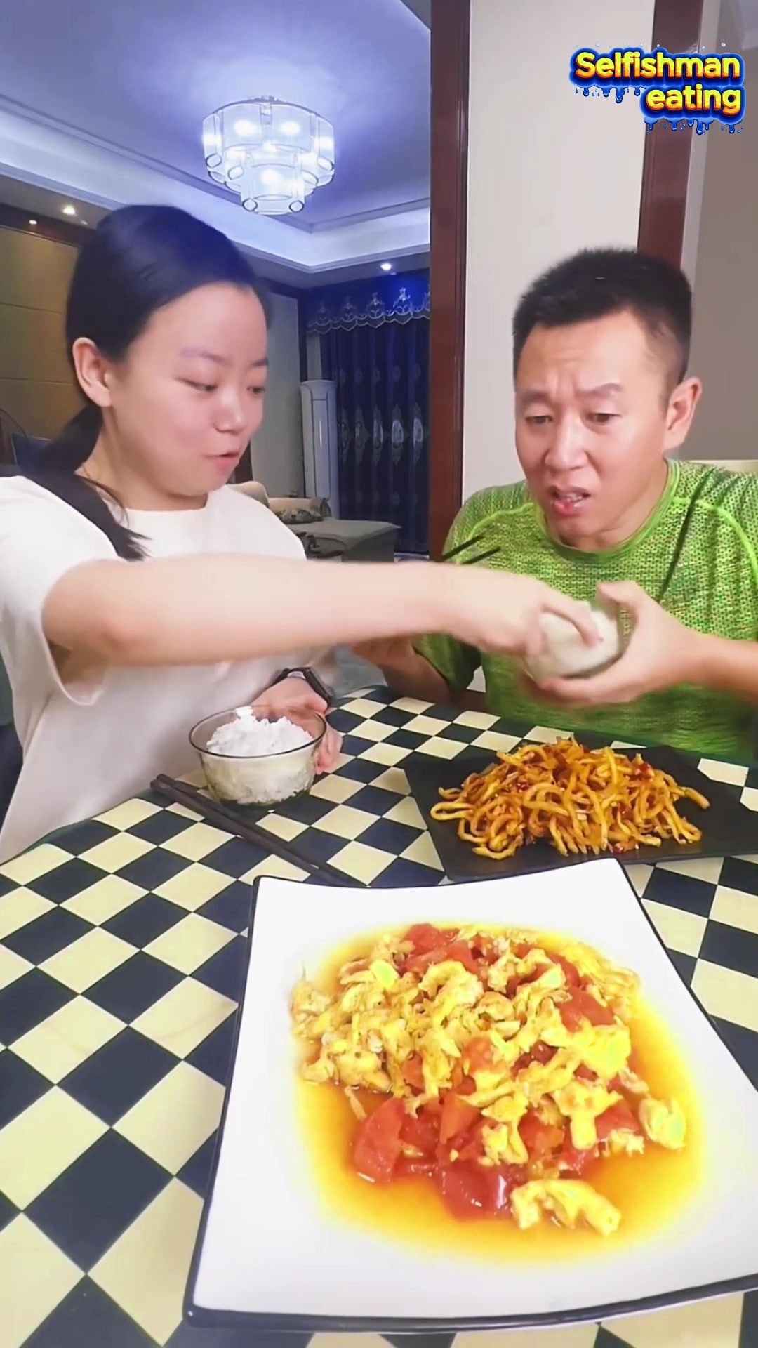@Selfish man eating