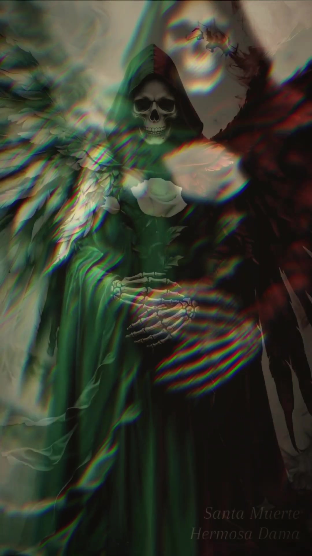 @la niña de la santa muerte