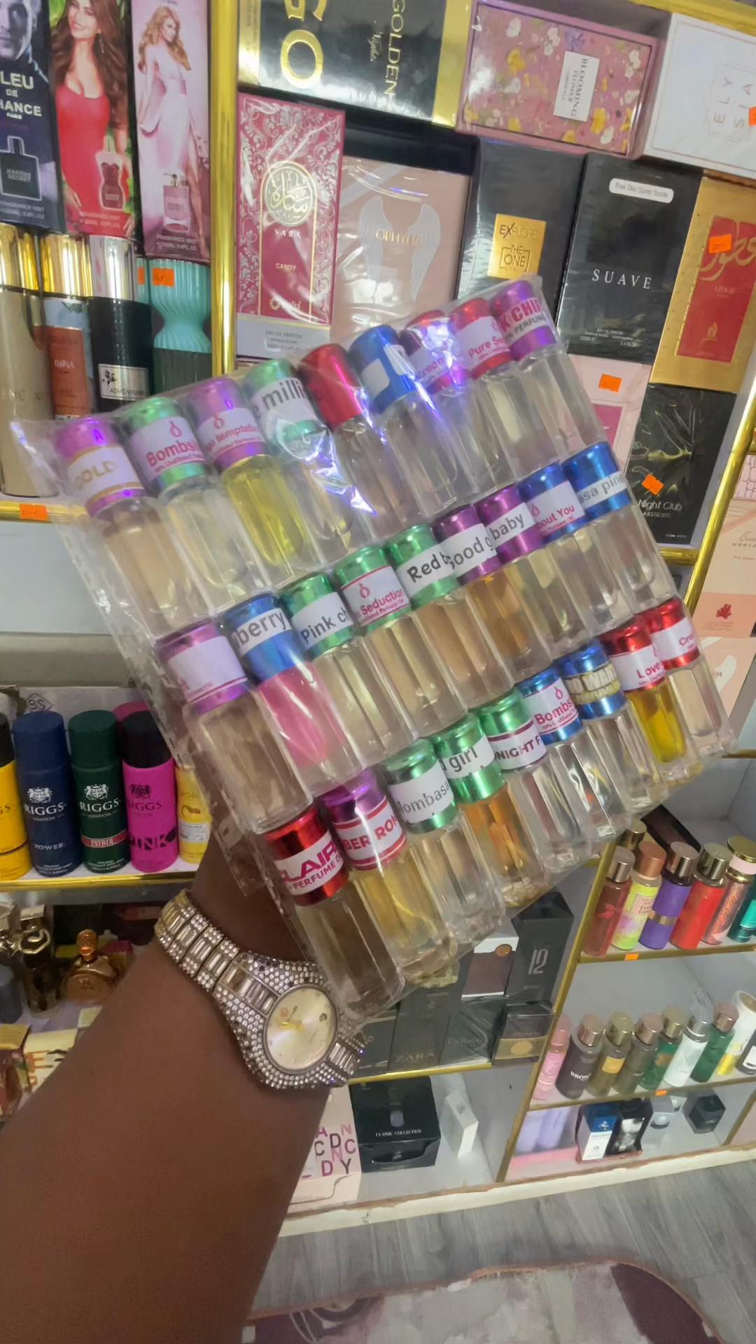 @Perfume oil vendor in Kasoa