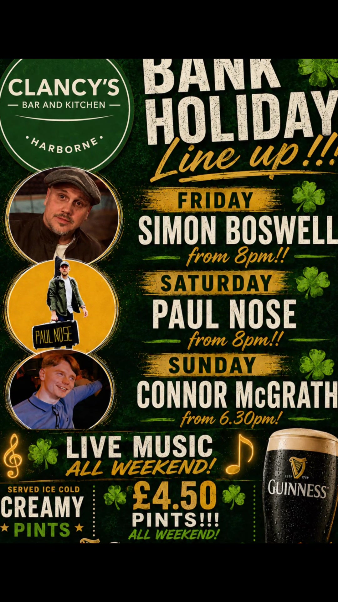 @Clancy&rsquo;s Bar Harborne