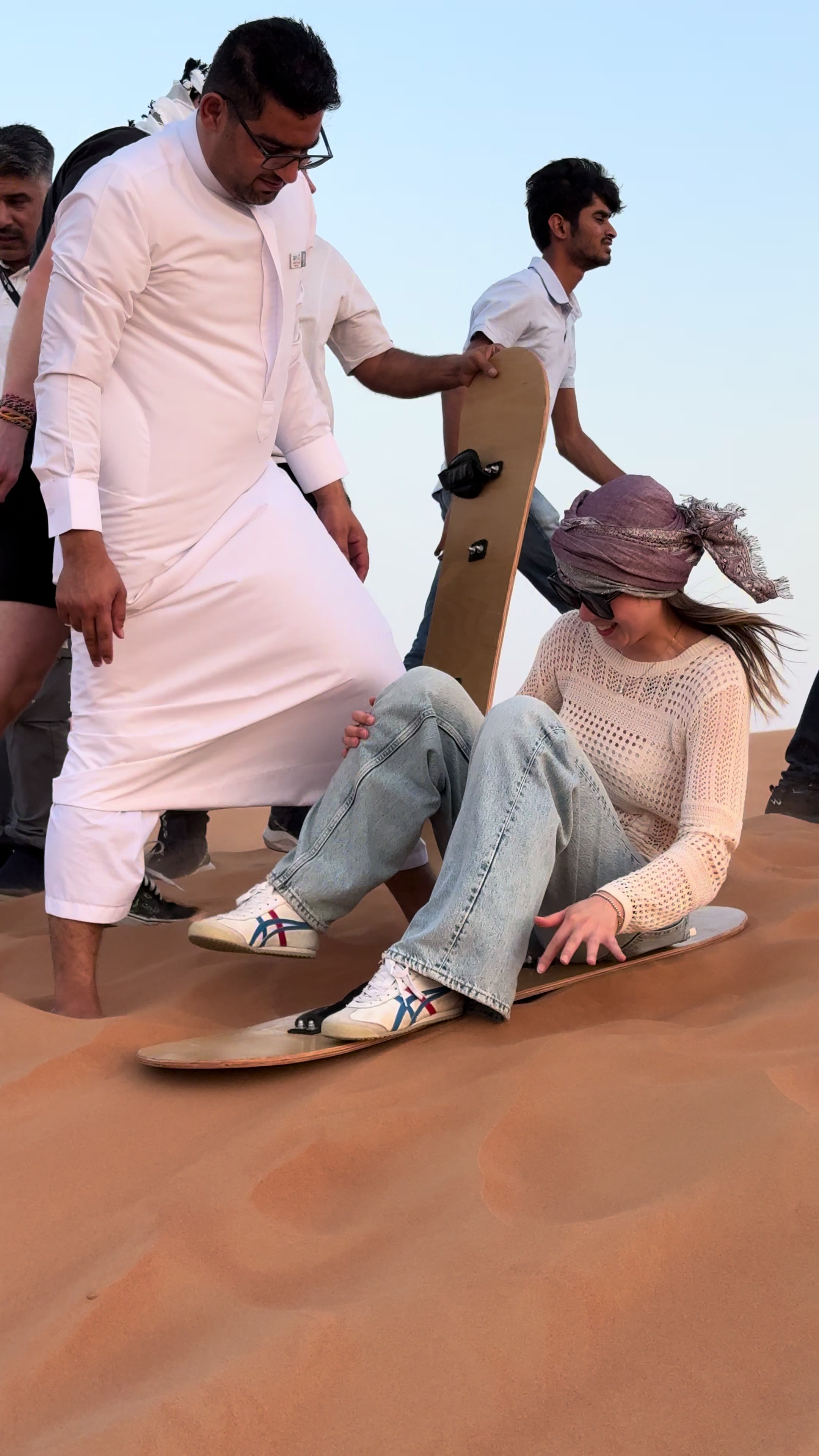 @Golden sand desert safari