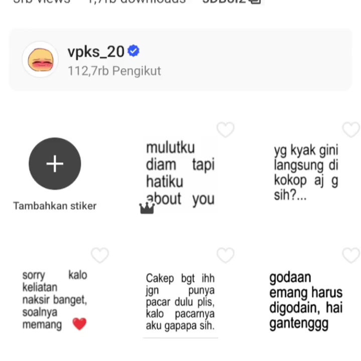 @Stickerly with U