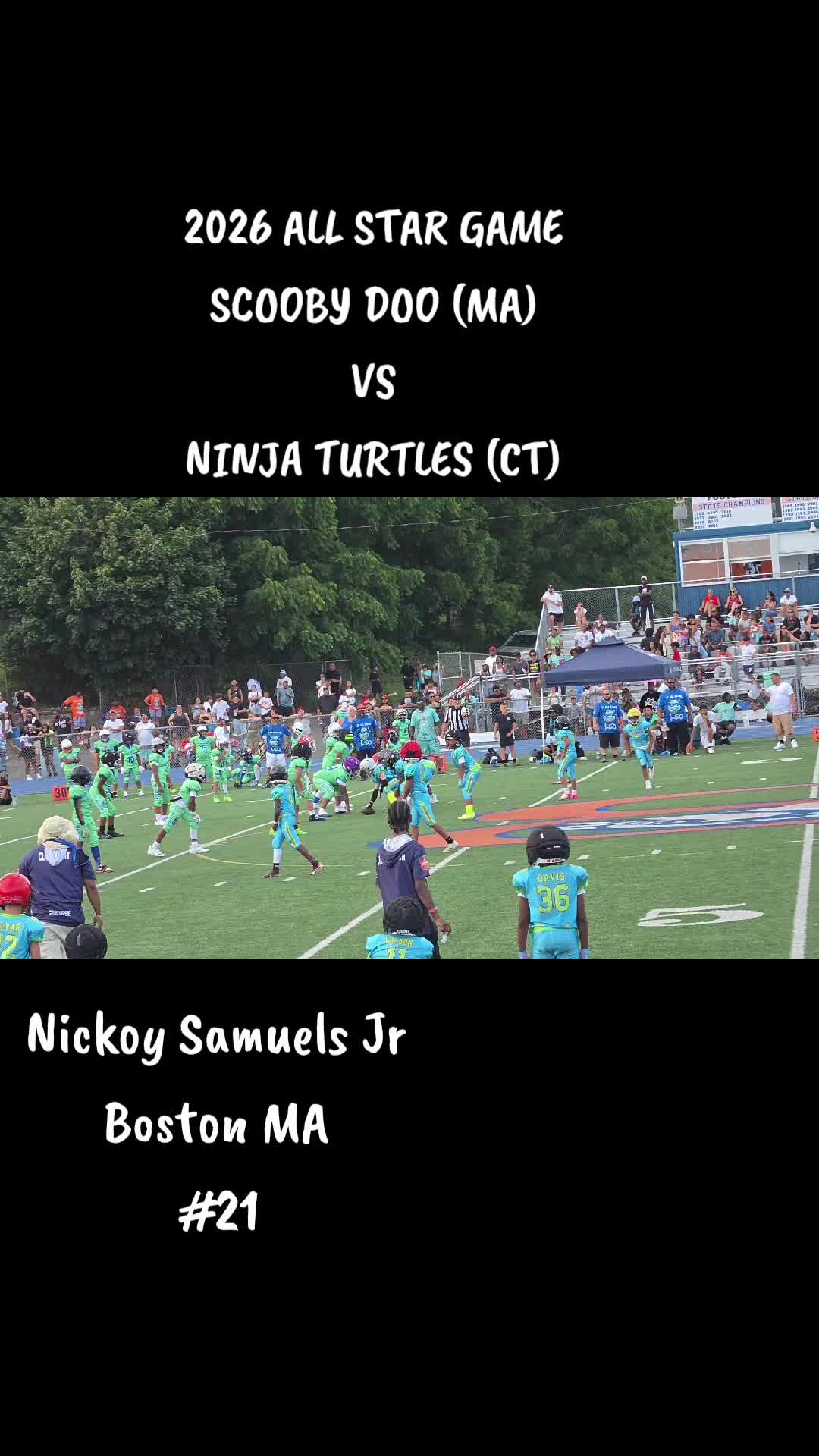 @Nickoy Samuels Jr. Football