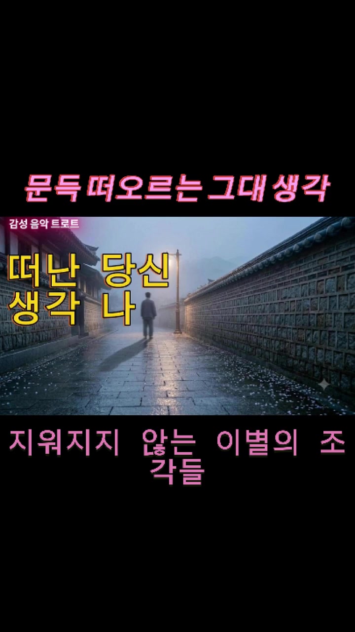 @감성 음악 트로트