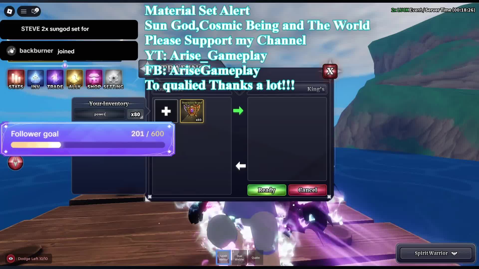 @AriseGameplay