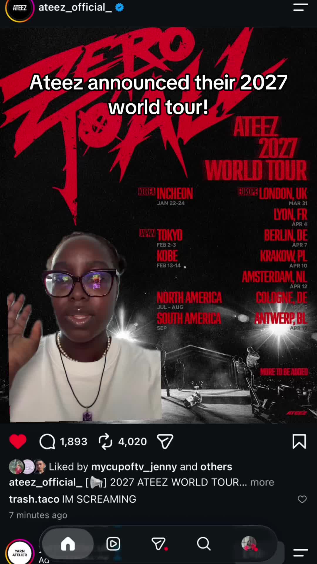 @Tez is seeing Le Sserafim