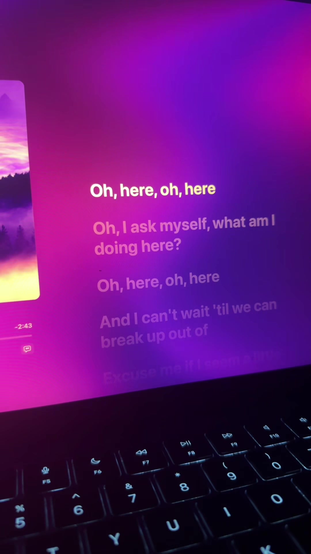 @Song lyrics