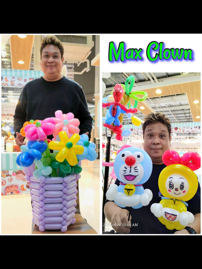 @Max Clown แชมป์บิดลูกโป่ง