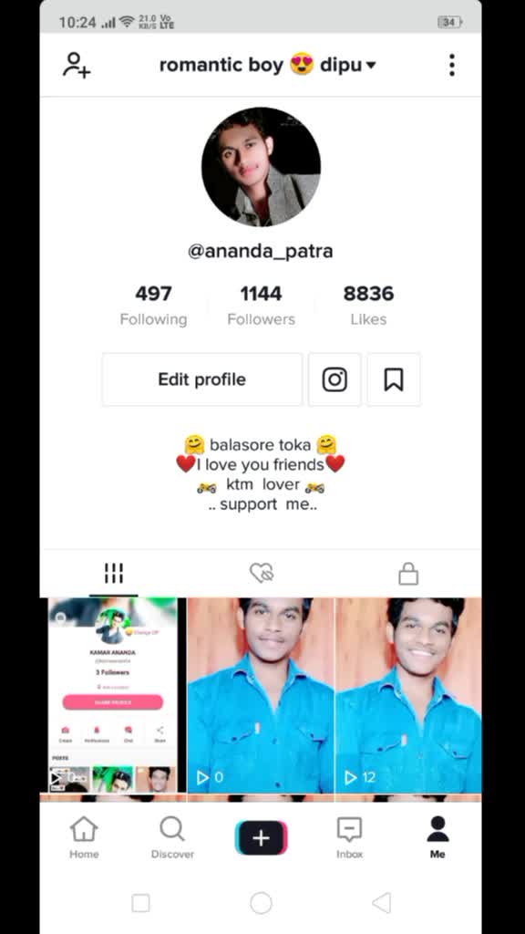 @romantic boy 😍 dipu