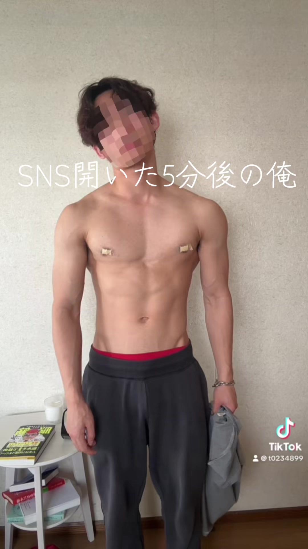 @夜勤でも整える男